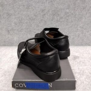 Covington Hubbard Black Leather Comfort Shoes Men’s 8.5 Wide NEW